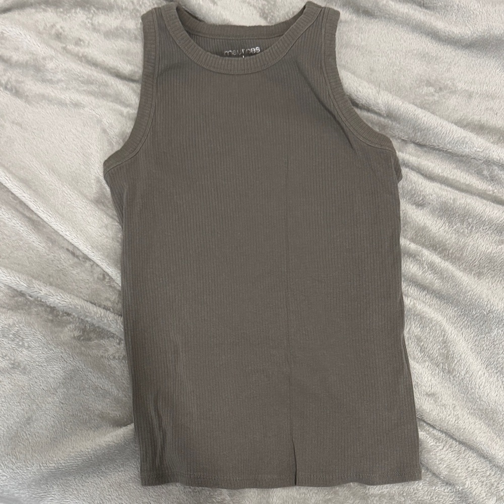 Maurices Ribbed Tank Top - Olive